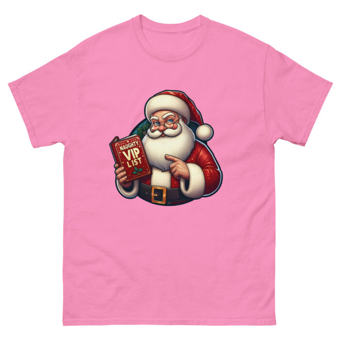 Santa’s Naughty VIP List Unisex classic Wacky tee - Image 10