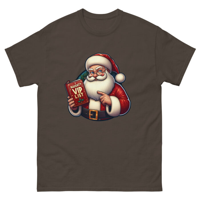 Santa’s Naughty VIP List Unisex classic Wacky tee - Image 6