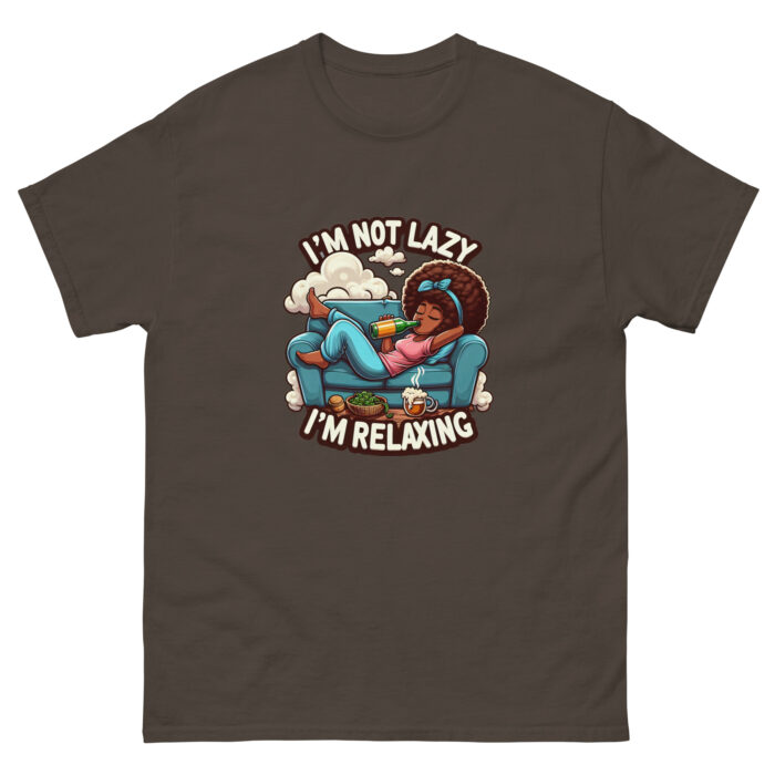 I’m Not Lazy, I’m Relaxing Unisex classic Wacky tee - Image 6