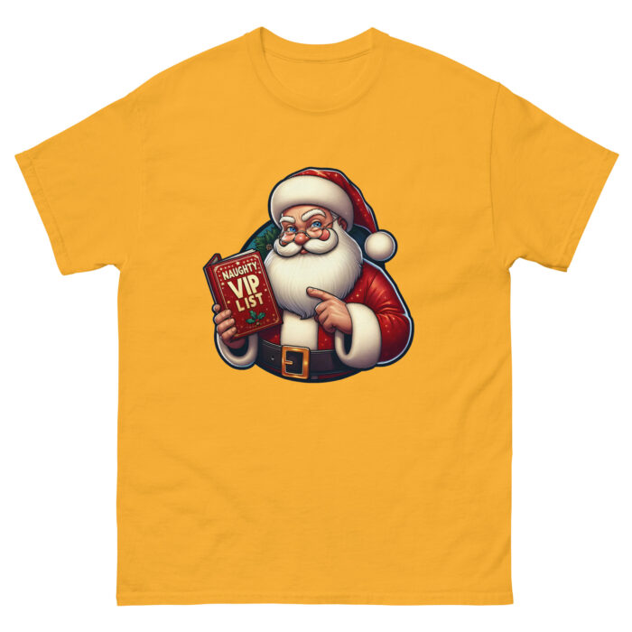 Santa’s Naughty VIP List Unisex classic Wacky tee - Image 11