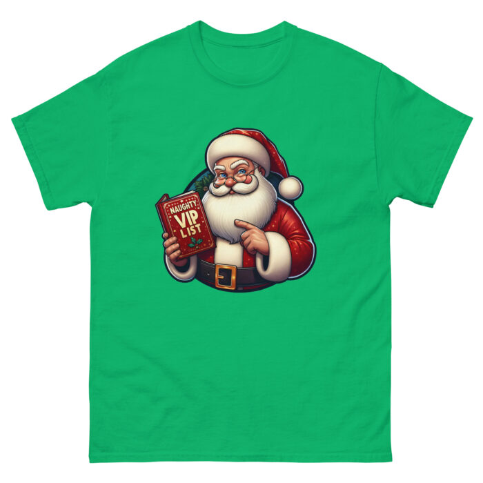 Santa’s Naughty VIP List Unisex classic Wacky tee - Image 9