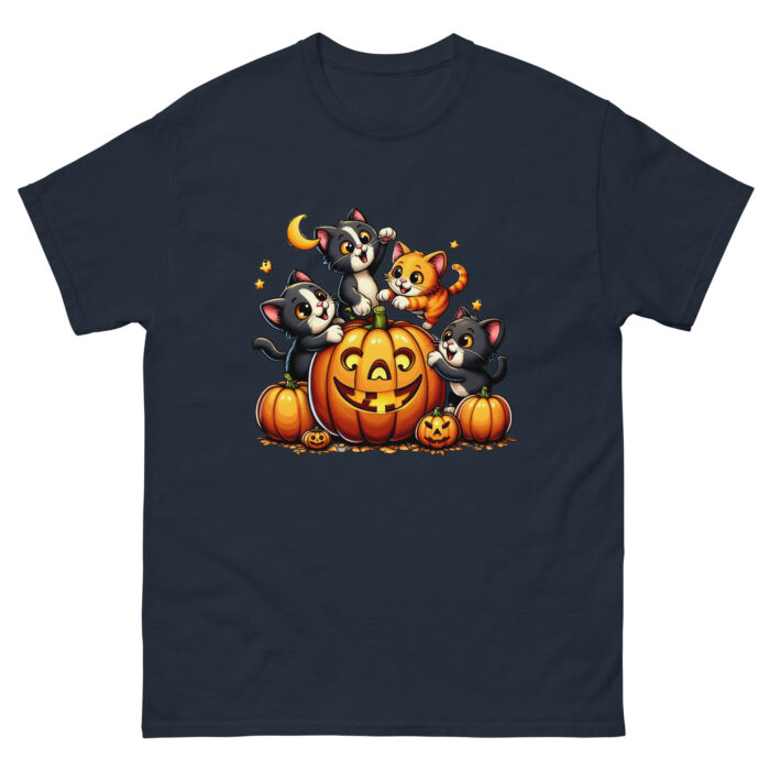 Kittens and Pumpkins Unisex classic Wacky tee - Image 3