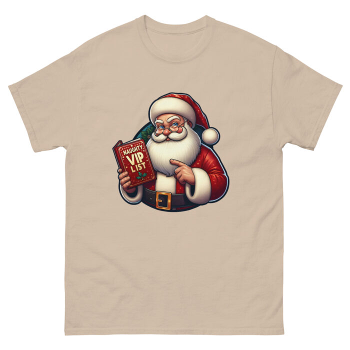 Santa’s Naughty VIP List Unisex classic Wacky tee - Image 13