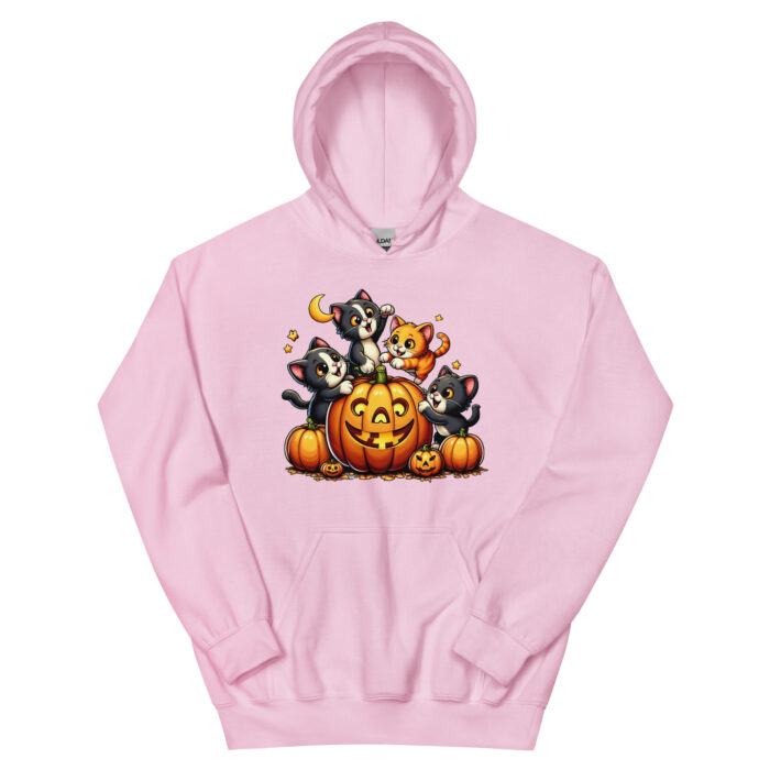 Kittens and Pumpkins Unisex Wacky Hoodie - Image 16